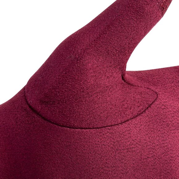Women's Red Winter Fashion Leather Windproof Warm Suede Driving Dress Gloves - Picture 4 of 7